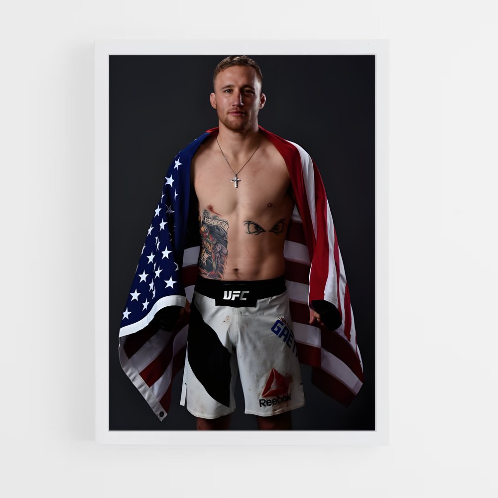 Poster American Warrior – affiche MMA (vue 3)